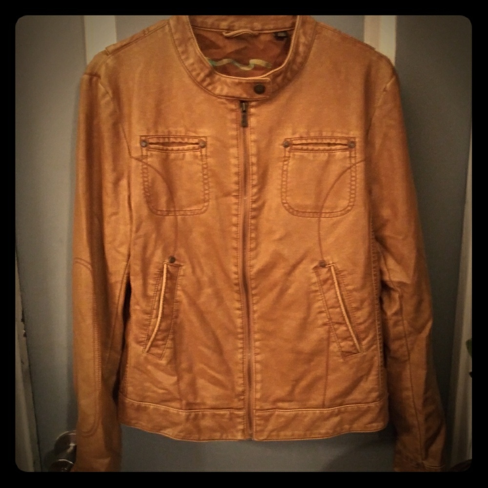 Camel Leather Jacket